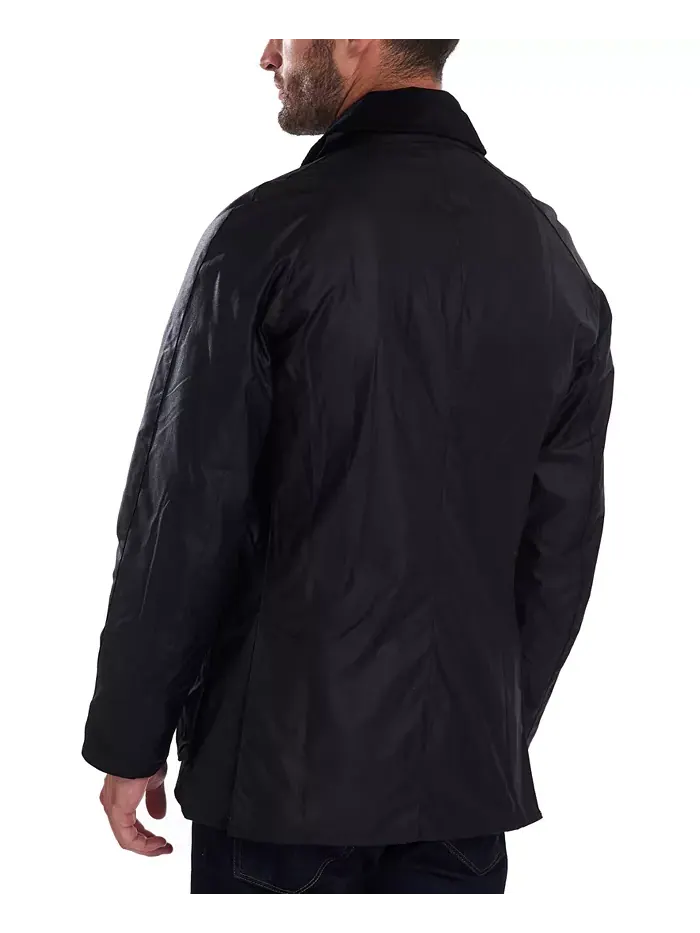 Мужская куртка Ashby Wax Barbour — изображение 2 из 8, черный