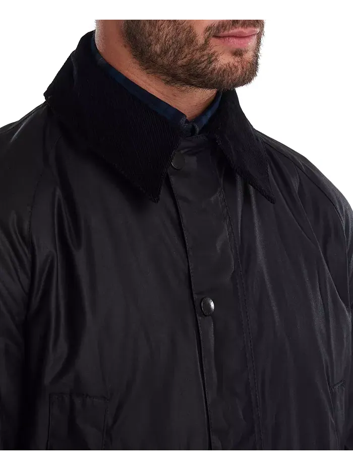 Мужская куртка Ashby Wax Barbour — изображение 4 из 8, черный