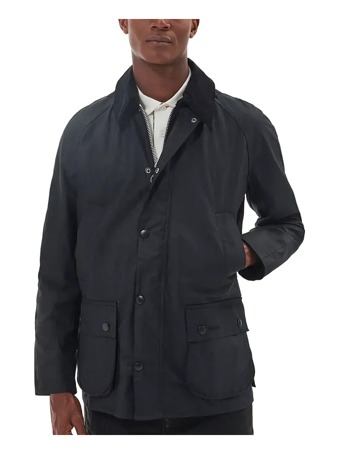 Мужская куртка Ashby Wax Barbour — изображение 8 из 8, черный