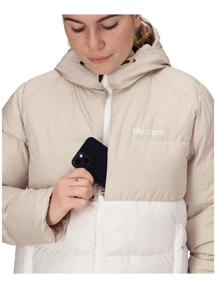 Женская пуховая куртка Guides Marmot, Birch Bark/pearl — изображение 3 из 6