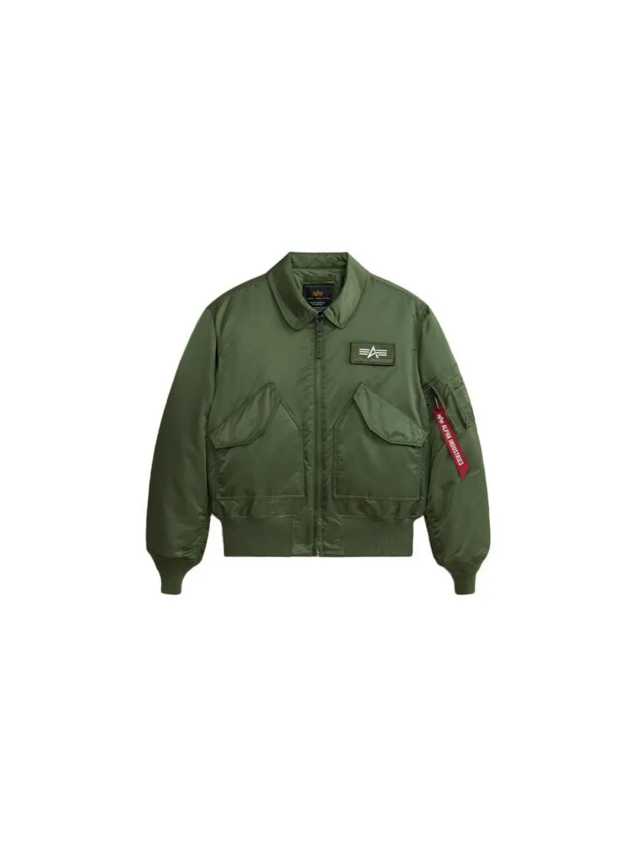 Мужская летная куртка Alpha Cwu 45/P Alpha Industries — изображение 2 из 3, шалфейный