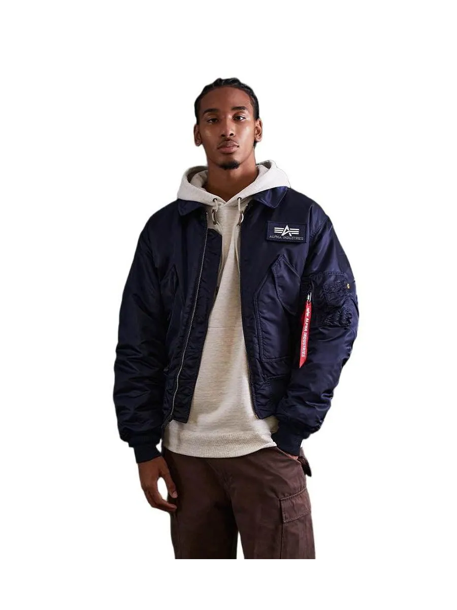 Мужская летная куртка Alpha Cwu 45/P Alpha Industries — изображение 1 из 4, синий