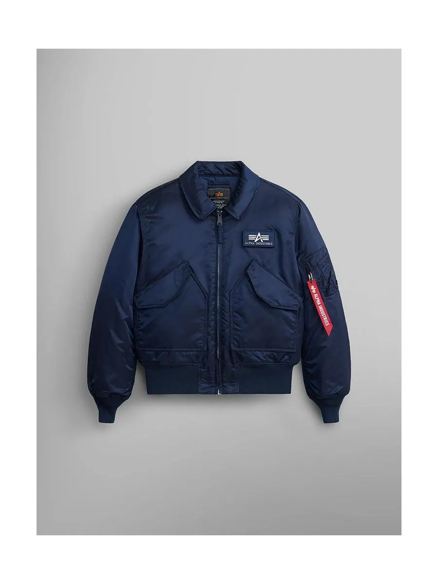 Мужская летная куртка Alpha Cwu 45/P Alpha Industries — изображение 2 из 4, синий
