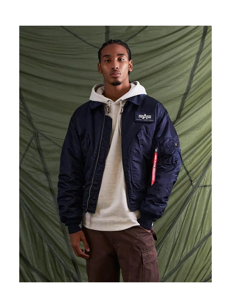 Мужская летная куртка Alpha Cwu 45/P Alpha Industries — изображение 4 из 4, синий