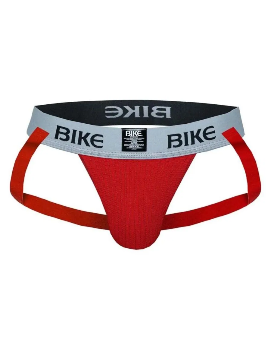 Мужские классические трусы-джокстрапы BIKE Athletic — изображение 2 из 3, красный