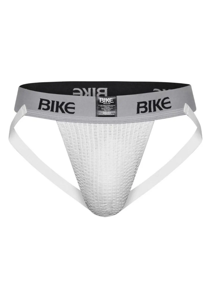 Мужские классические трусы-джокстрапы BIKE Athletic — изображение 2 из 3, белый