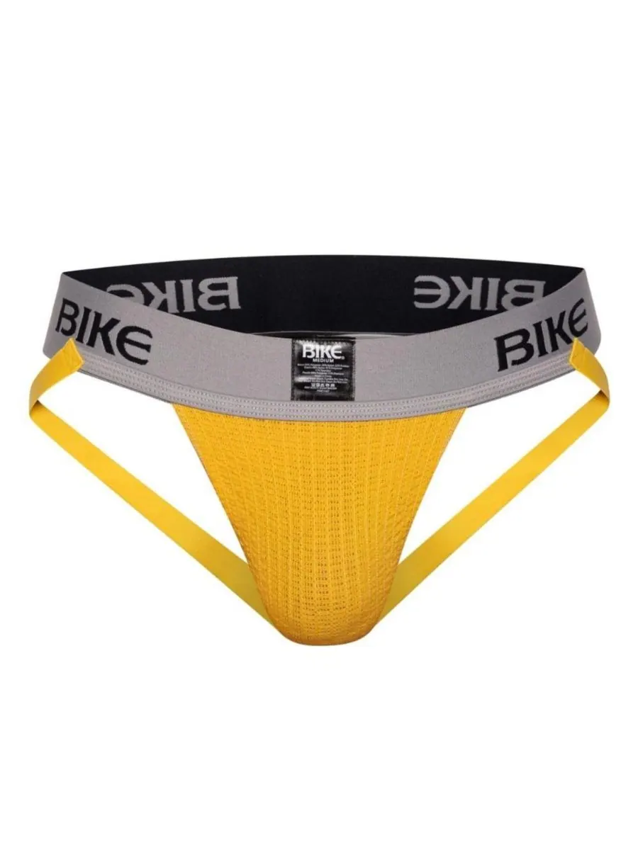 Мужские классические трусы-джокстрапы BIKE Athletic — изображение 2 из 3, желтый