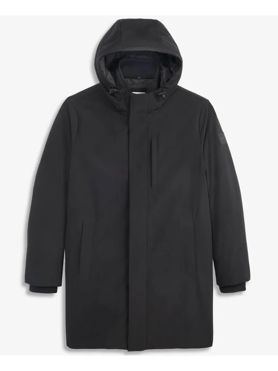 Мужская куртка-парка с капюшоном FlexTech Calvin Klein — изображение 6 из 7, черный