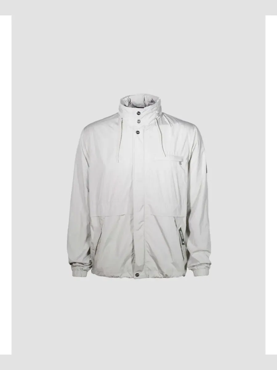 Ветровка легкая мужская с капюшоном, с принтом, Atlas Lightweight Windbreaker JACK1T — изображение 7 из 7, серый