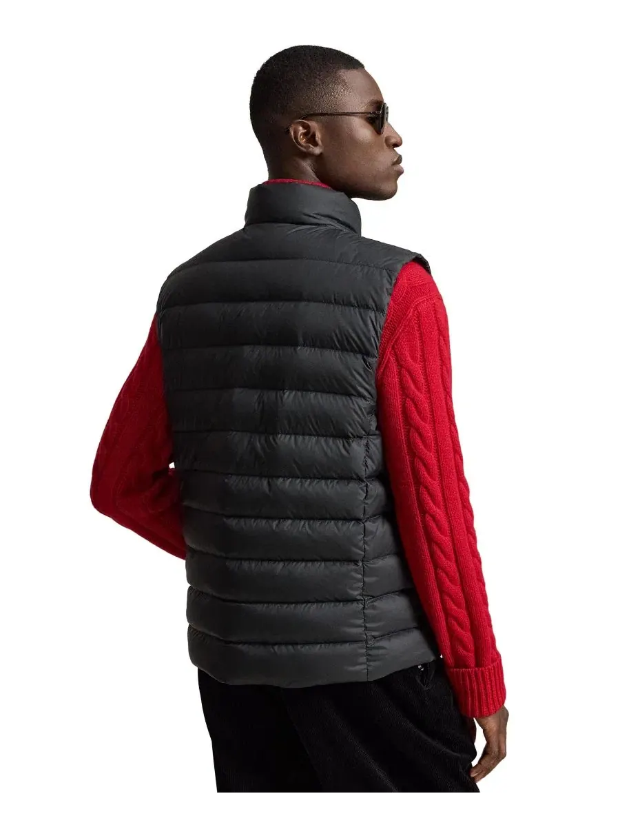 Утепленный жилет с капюшоном, модель The Colden Polo Ralph Lauren — изображение 4 из 6, черный