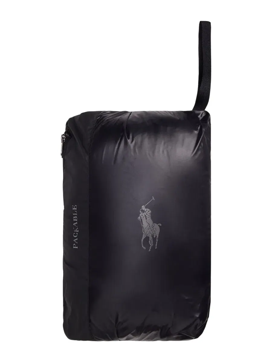 Утепленный жилет с капюшоном, модель The Colden Polo Ralph Lauren — изображение 6 из 6, черный