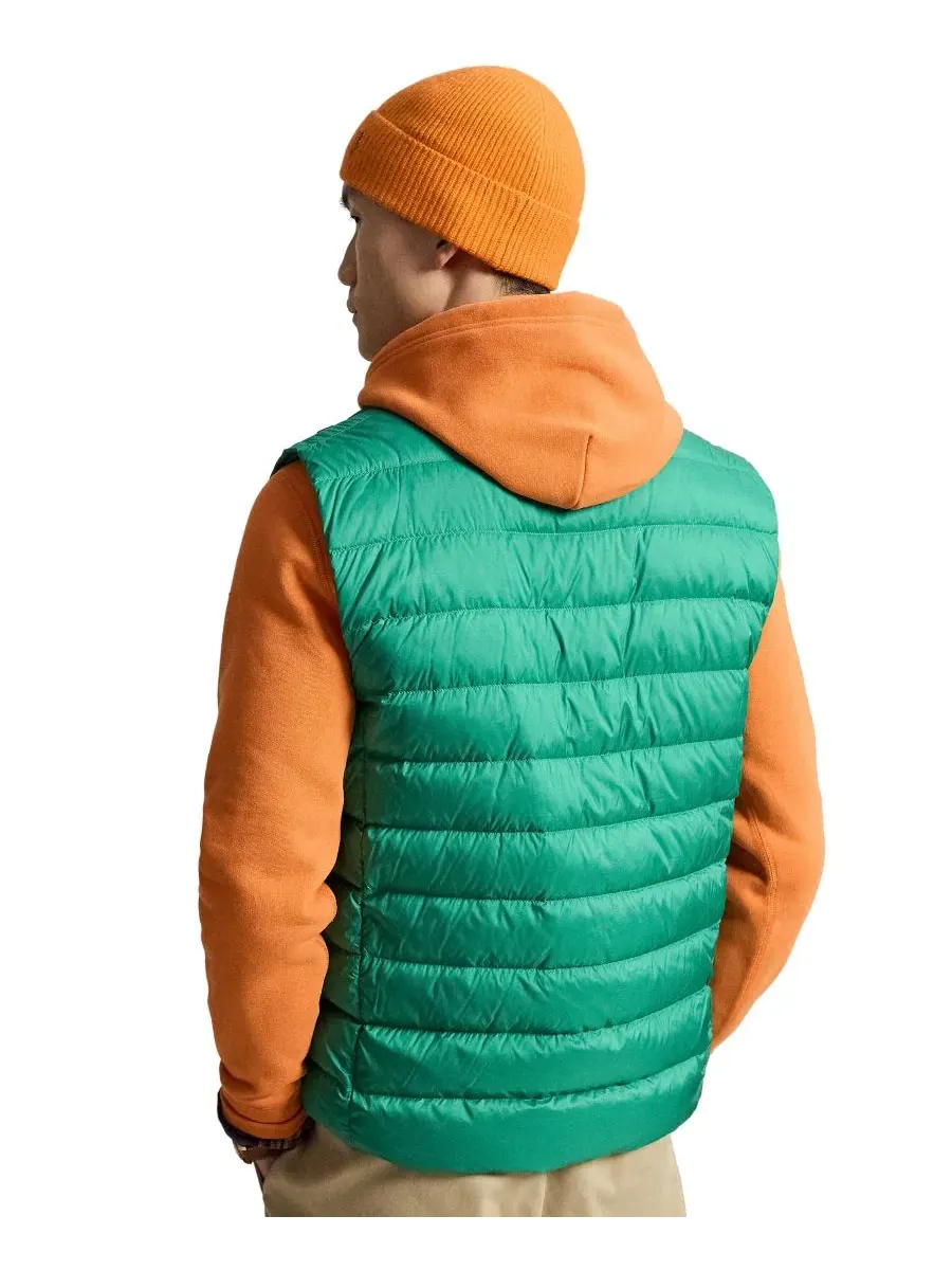 Мужской жилет The Colden Packable с наполнением из пуха Polo Ralph Lauren — изображение 5 из 7, зеленый