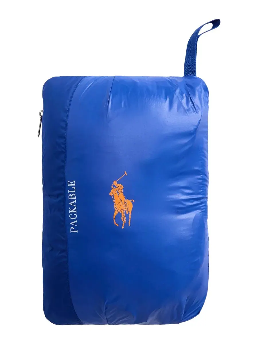 Мужской жилет утепленный с капюшоном The Colden Packable Down Vest Polo Ralph Lauren — изображение 6 из 6, синий