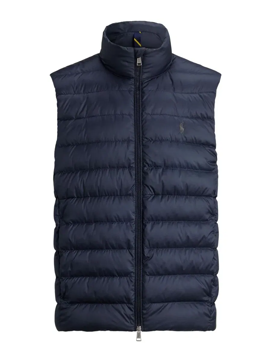 Жилет утепленный пуховый The Colden Packable Down Vest Polo Ralph Lauren — изображение 5 из 6, темно-синий