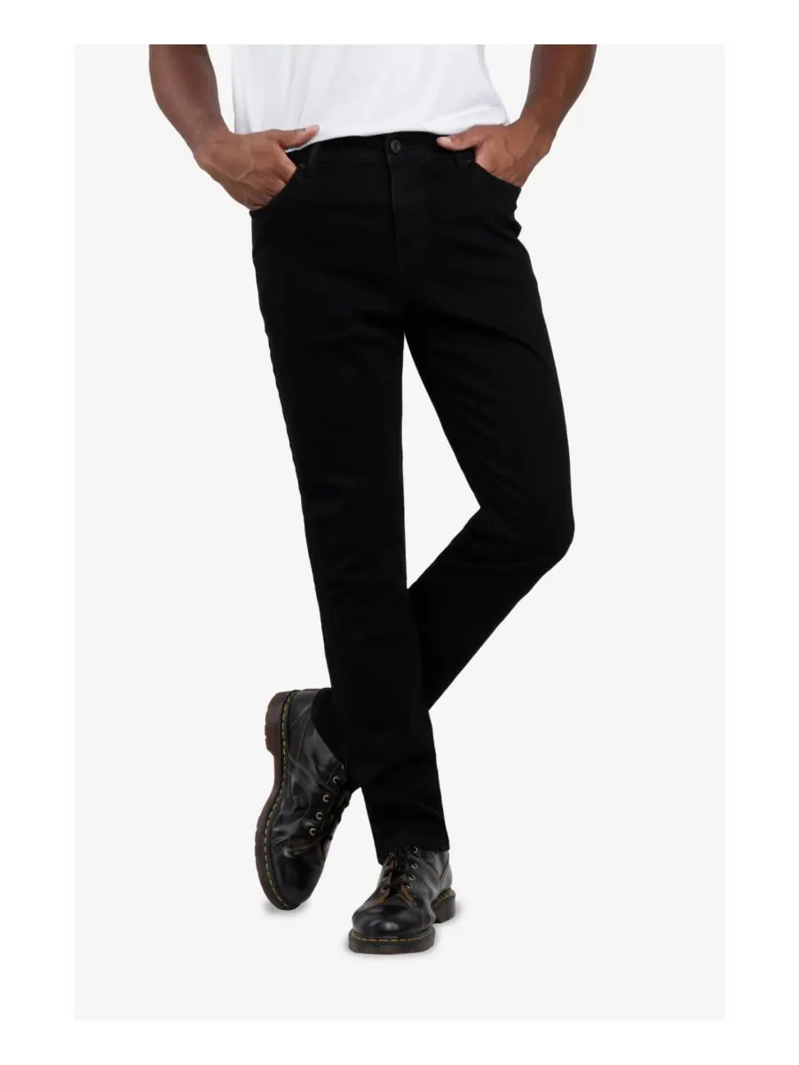 Мужские джинсы SPRING + MERCER Super Soft Slim Fit SPRING + MERCER — изображение 3 из 6, черный
