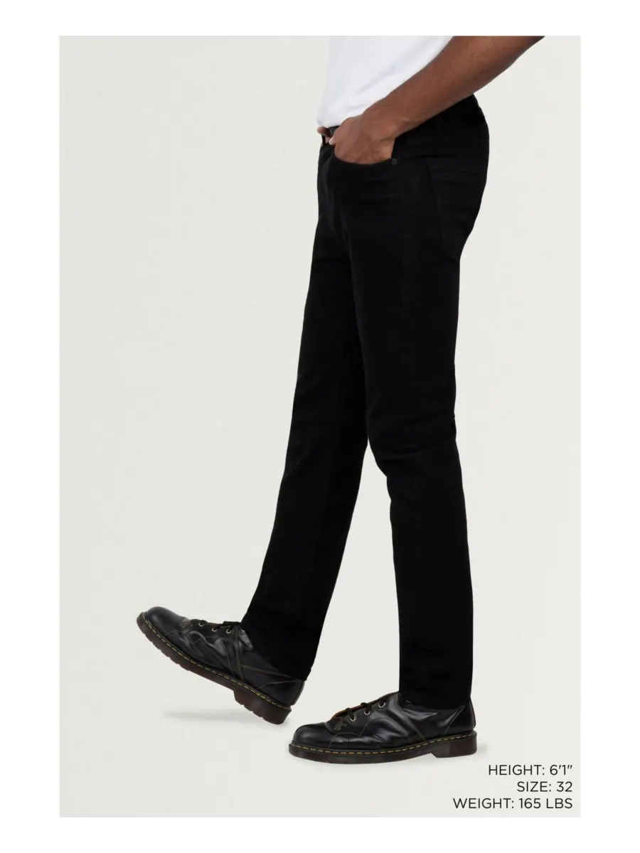 Мужские джинсы SPRING + MERCER Super Soft Slim Fit SPRING + MERCER — изображение 6 из 6, черный