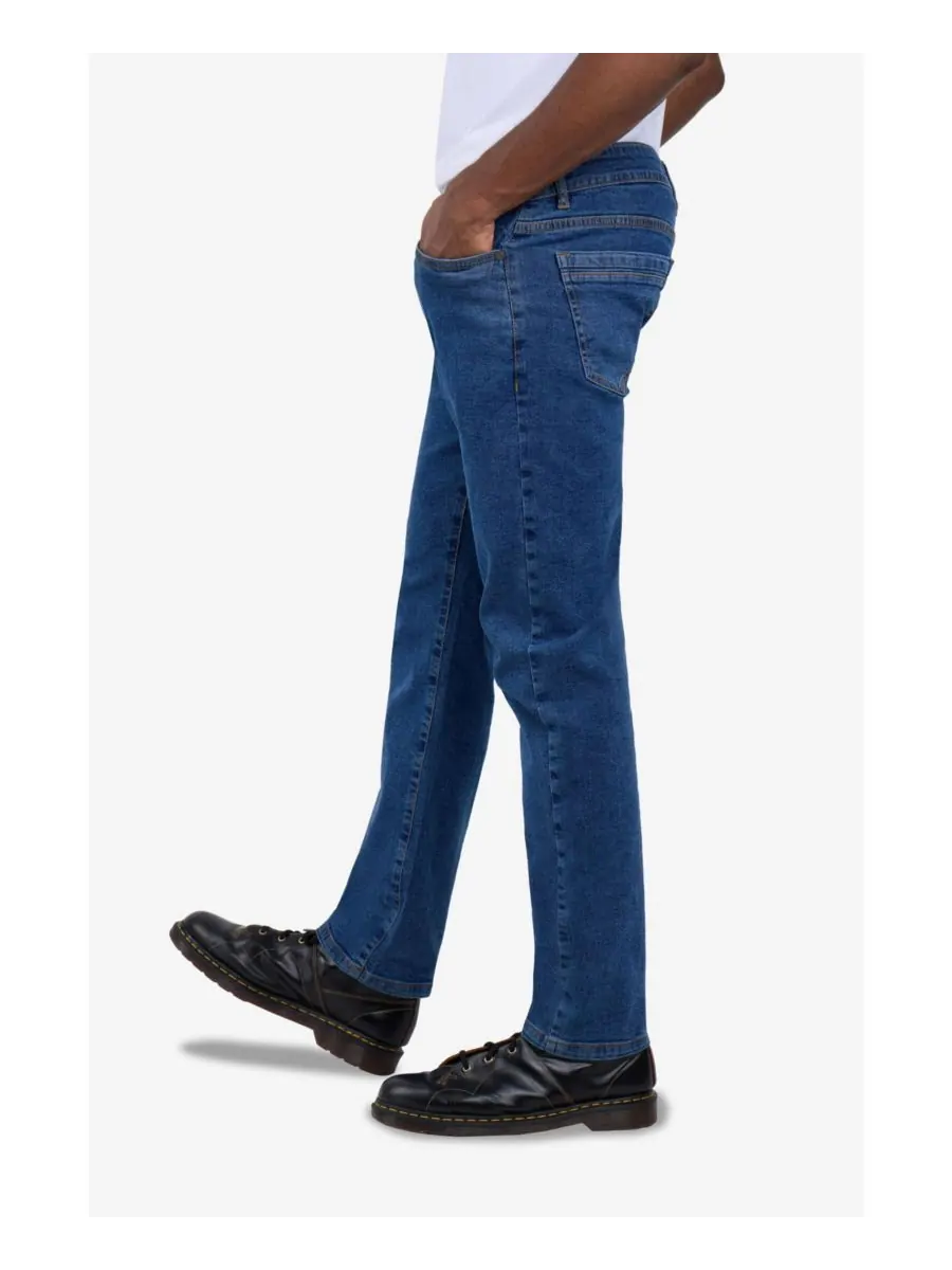 Мужские джинсы SPRING + MERCER Super Soft Slim Fit SPRING + MERCER — изображение 3 из 6, синий