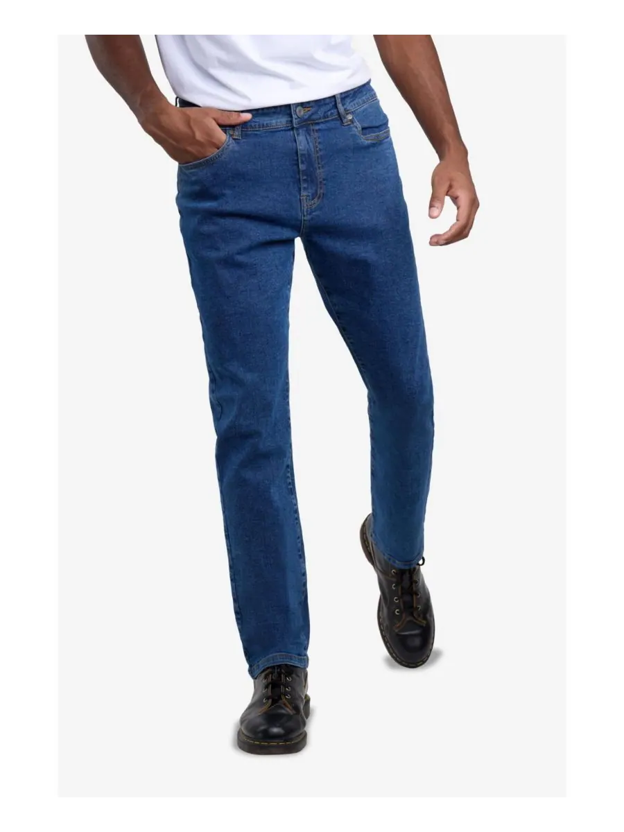 Мужские джинсы SPRING + MERCER Super Soft Slim Fit SPRING + MERCER — изображение 5 из 6, синий