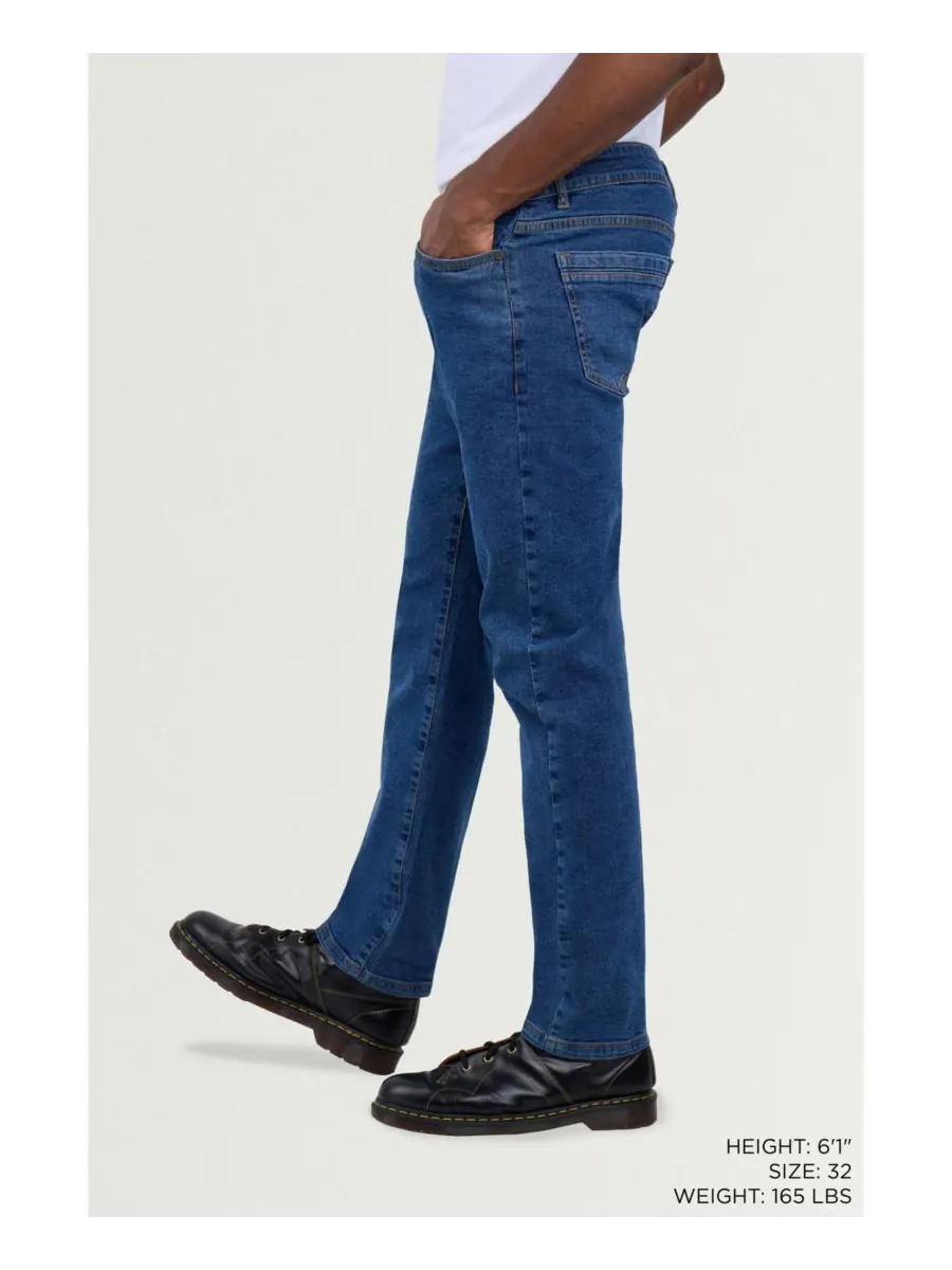 Мужские джинсы SPRING + MERCER Super Soft Slim Fit SPRING + MERCER — изображение 6 из 6, синий