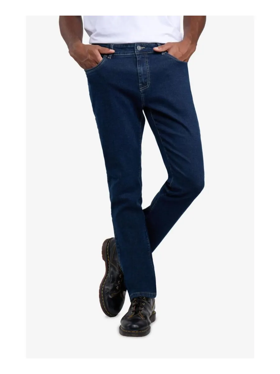 Мужские джинсы SPRING + MERCER Super Soft Slim Fit SPRING + MERCER — изображение 5 из 6, синий