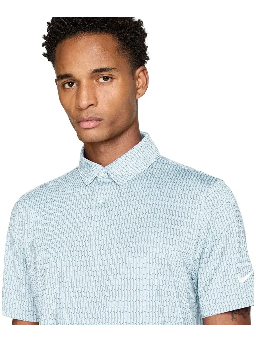 Мужское поло для гольфа Nike Velocity Dri-FIT — изображение 2 из 3, синий