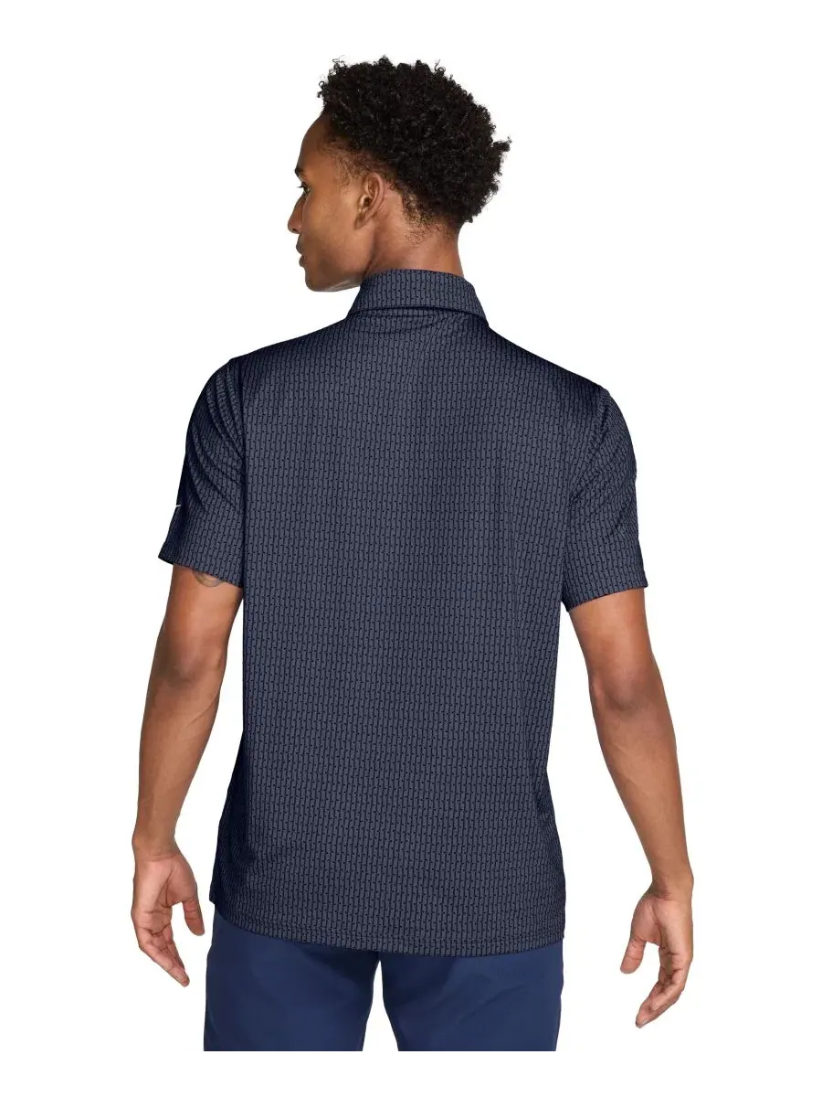 Поло Nike Velocity Dri-FIT для гольфа, мужское — изображение 3 из 3, темно-синий/белый