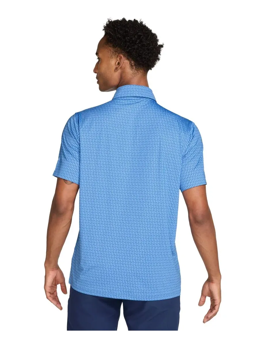 Гольф-рубашка поло Nike Velocity Dri-FIT — изображение 3 из 3, синий/белый