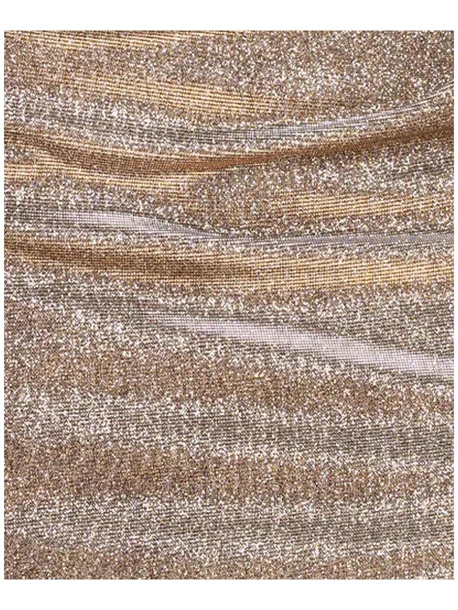 Платье-футляр с асимметричным вырезом и блестками Petite Glitter Metallic Asymmetrical Sheath Ball — изображение 5 из 5