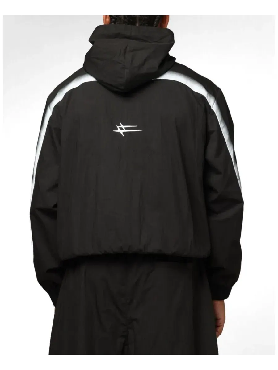 Куртка-трек с вышивкой Spray Day Track Jacket Loiter — изображение 2 из 6, черный