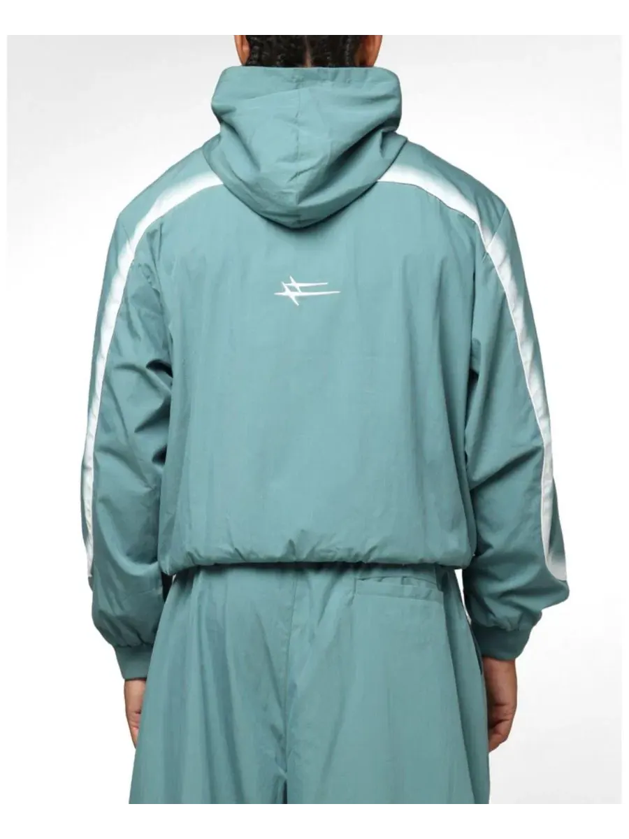 Куртка-ветровка Spray Day Track Jacket Loiter — изображение 2 из 6, бирюзовый