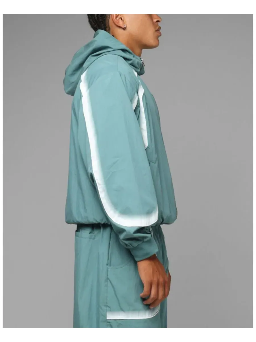 Куртка-ветровка Spray Day Track Jacket Loiter — изображение 4 из 6, бирюзовый