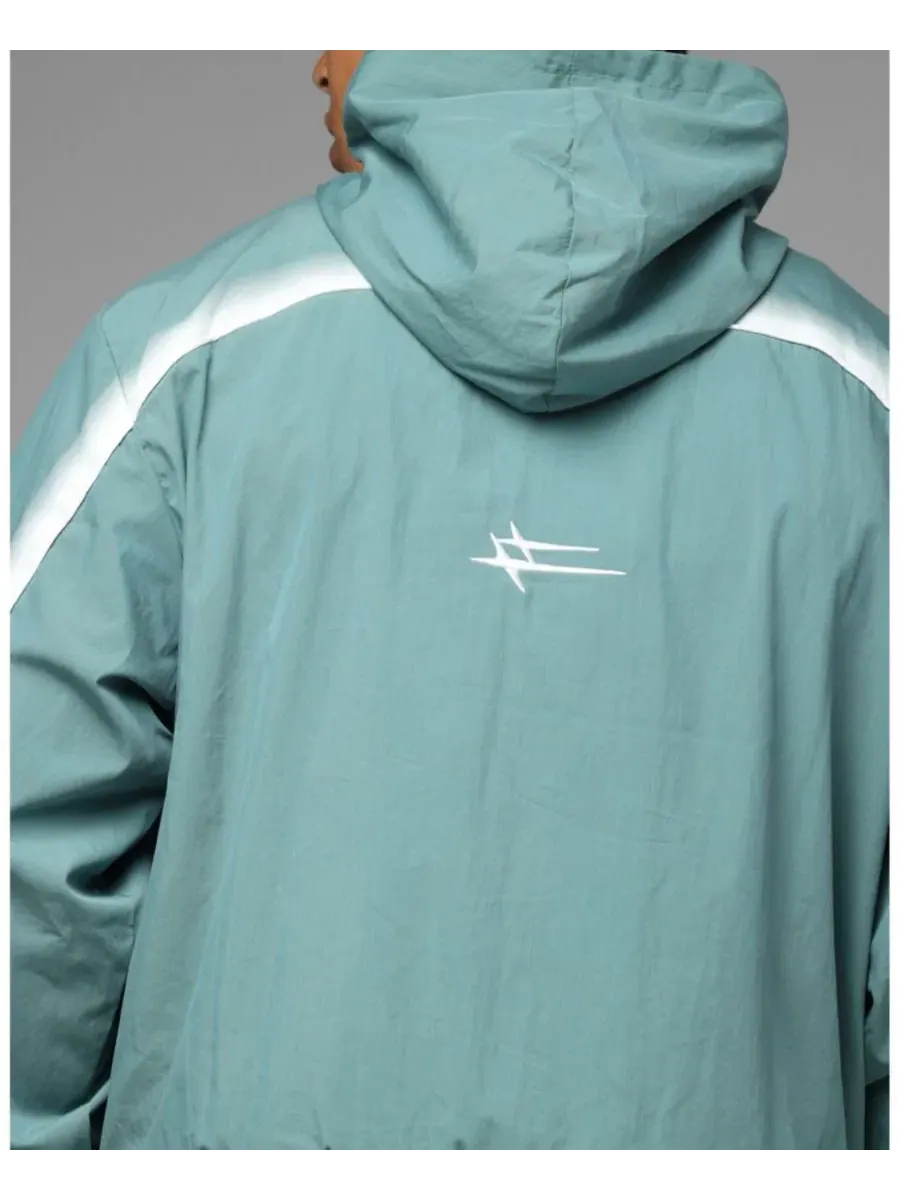 Куртка-ветровка Spray Day Track Jacket Loiter — изображение 6 из 6, бирюзовый
