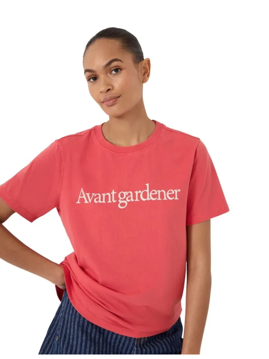 Футболка с принтом Avant Gardener Hush — изображение 4 из 5, арбузный