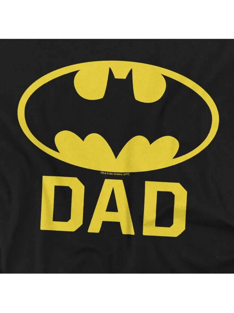 Свитшот с графическим принтом Batman Bat Dad — изображение 2 из 3, черный