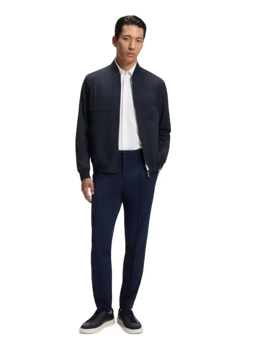 Куртка с микропринтом, Slim Fit Hugo Boss — изображение 4 из 5, синий