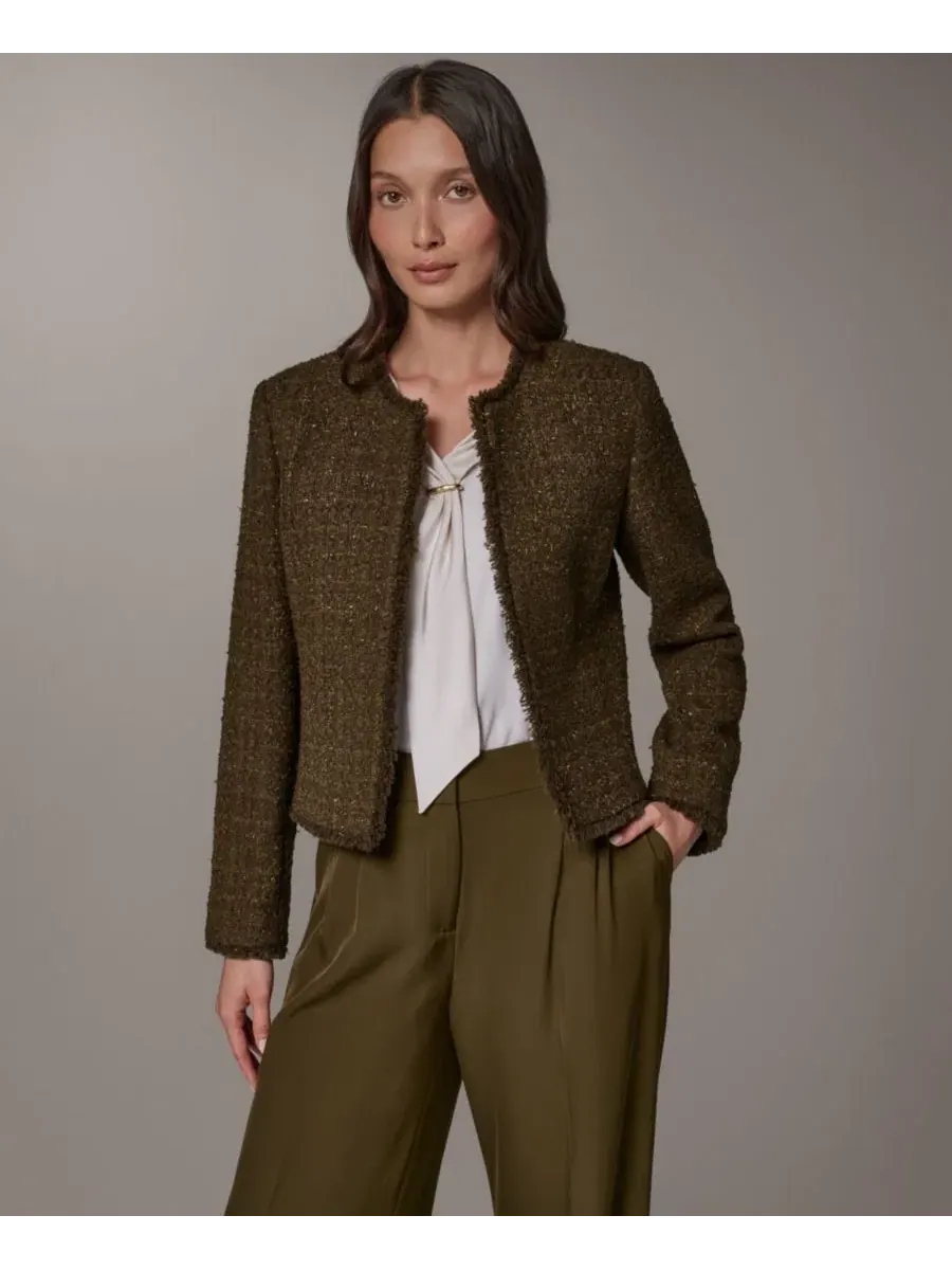 Жакет женский с открытым передом, с длинным рукавом Donna Karan New York