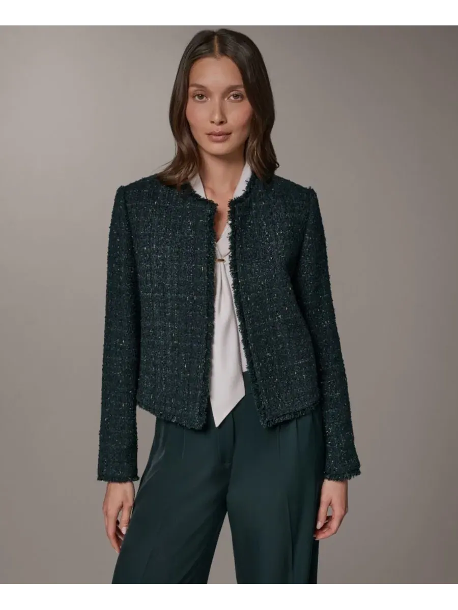 Жакет с открытым передом, с длинным рукавом Donna Karan New York