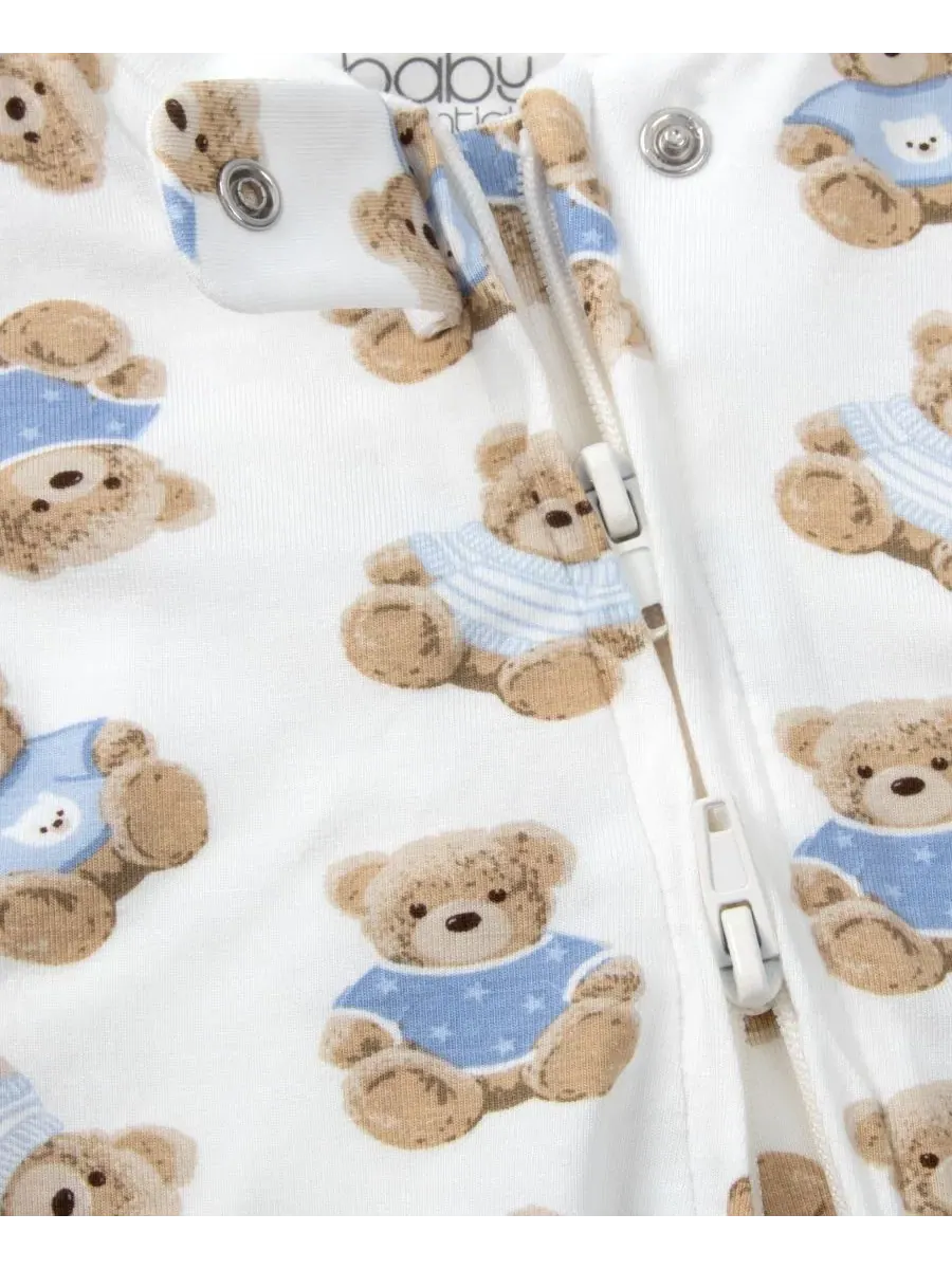 Комплект из 4 предметов для новорожденного с медвежонком Baby Essentials — изображение 4 из 4, темно-синий