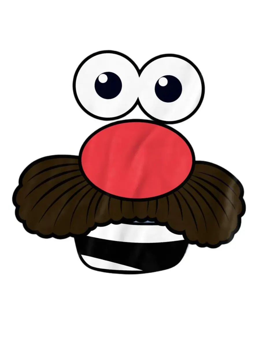 Футболка с принтом Mr. Potato Head Hasbro+ — изображение 2 из 3, коричневый