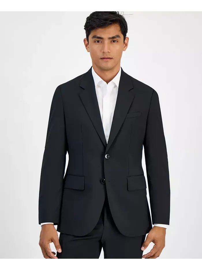 Мужской пиджак Modern-Fit из смесовой шерсти Hugo Boss
