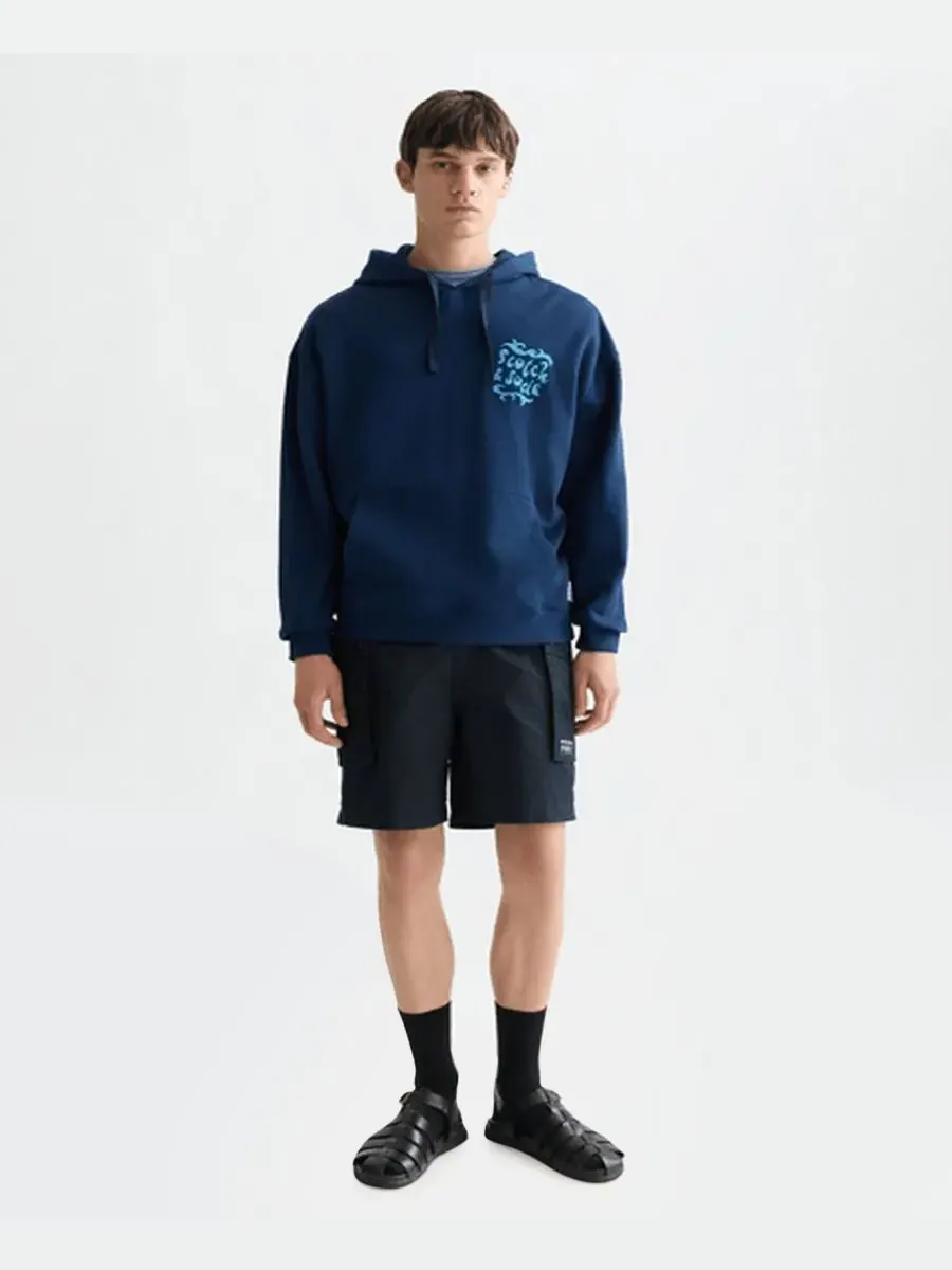Мужская толстовка с длинными рукавами SCOTCH & SODA — изображение 2 из 6, синий