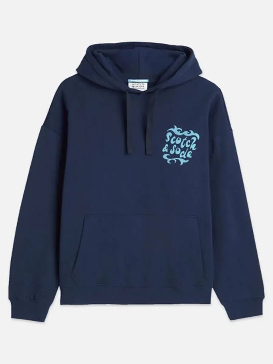 Мужская толстовка с длинными рукавами SCOTCH & SODA — изображение 5 из 6, синий