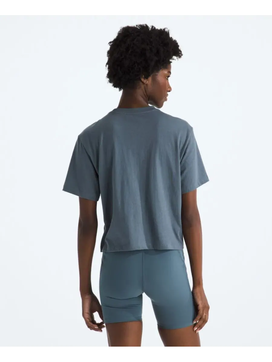 Женская укороченная футболка Evolution Simple Dome The North Face — изображение 3 из 3, серый