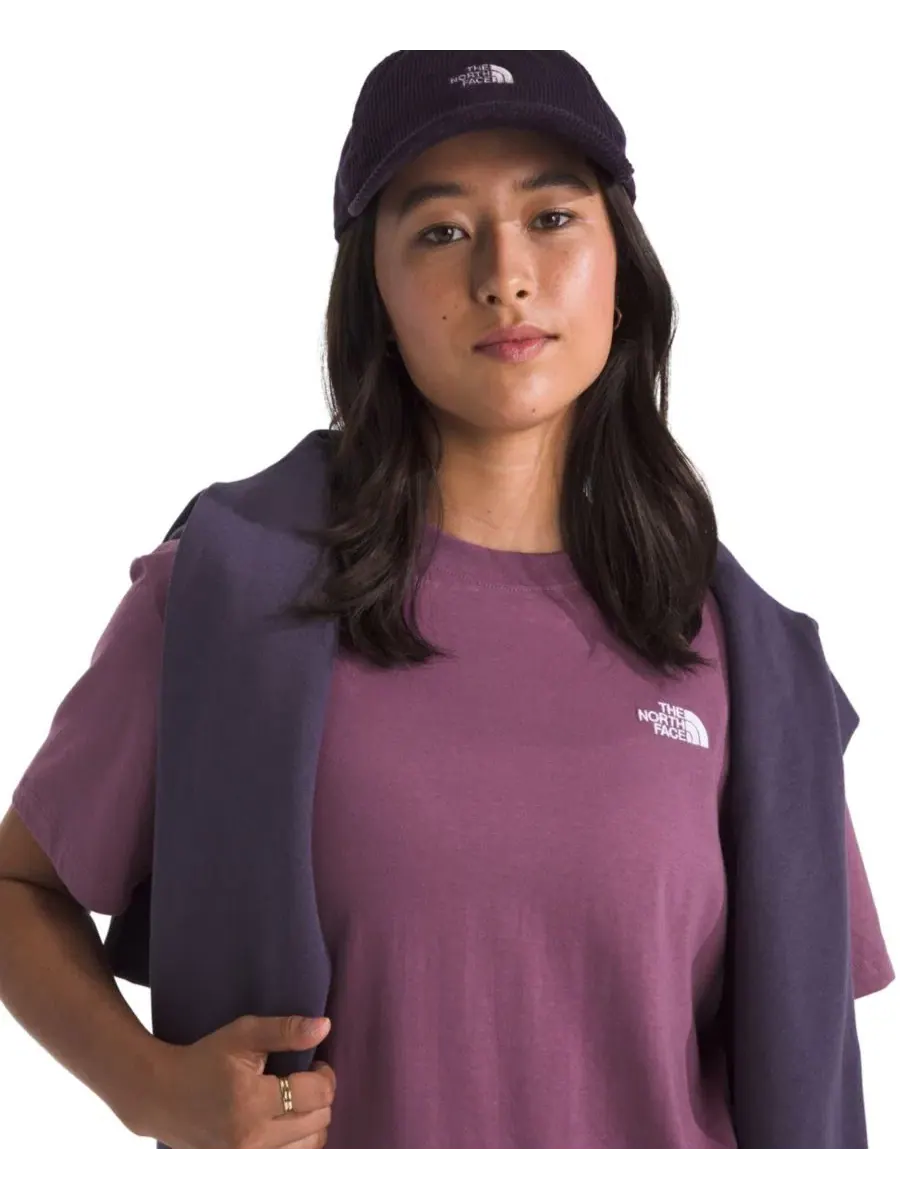 Женская укороченная футболка Evolution Simple Dome The North Face — изображение 2 из 9, фиолетовый