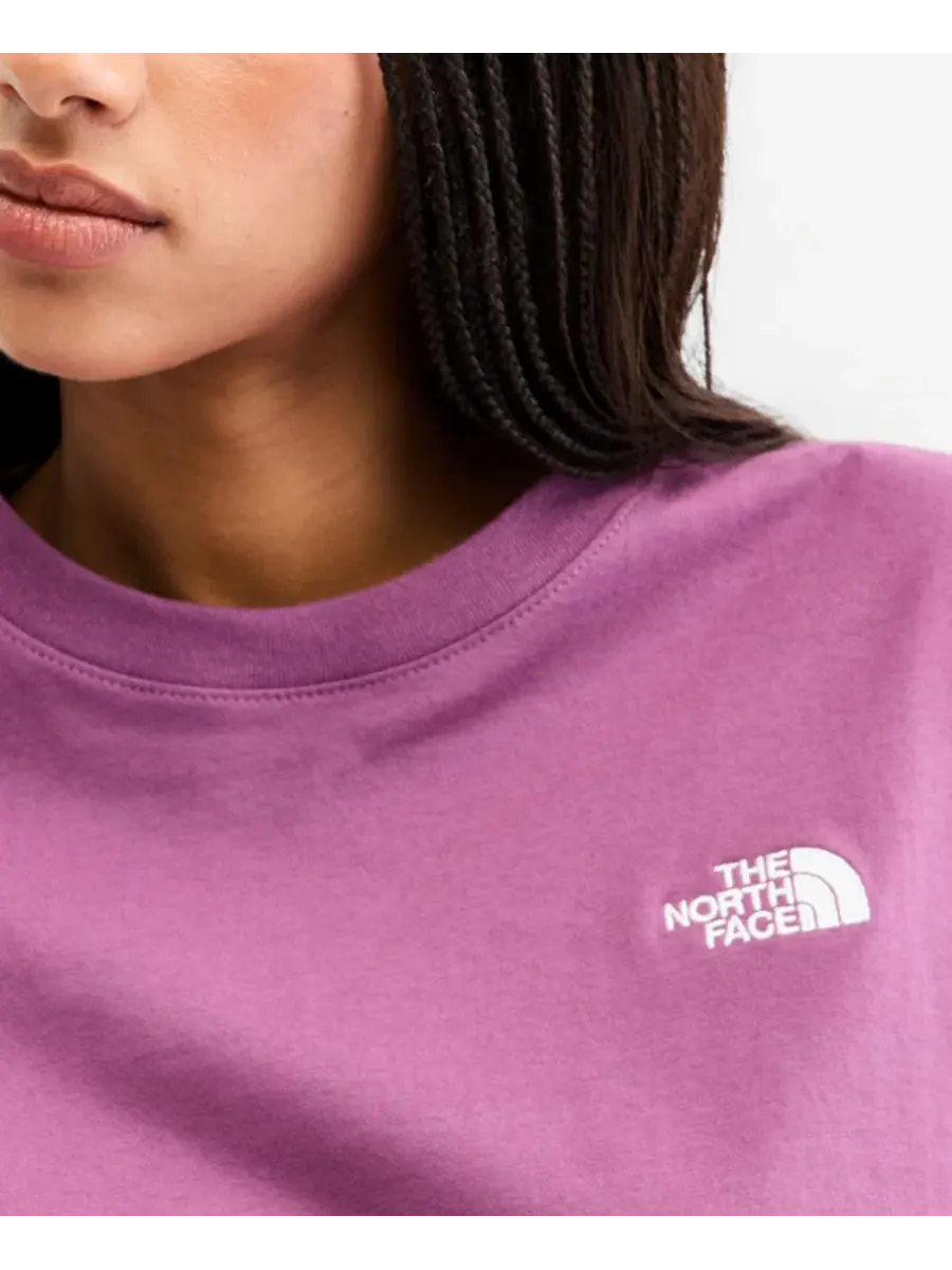 Женская укороченная футболка Evolution Simple Dome The North Face — изображение 5 из 9, фиолетовый