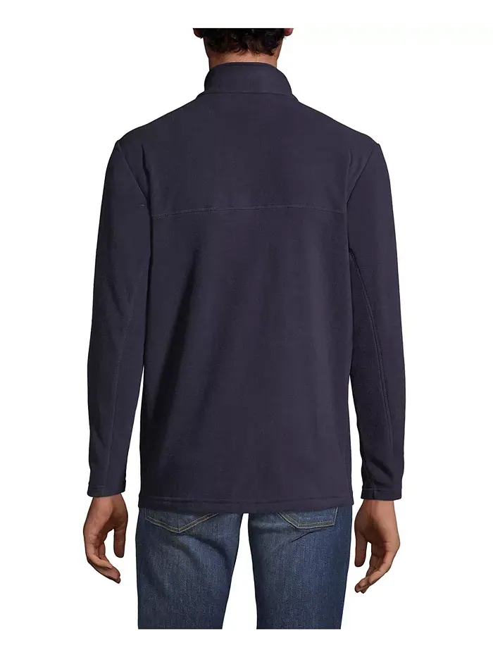 Мужская куртка Thermacheck 100 Fleece Lands' End — изображение 3 из 4, синий