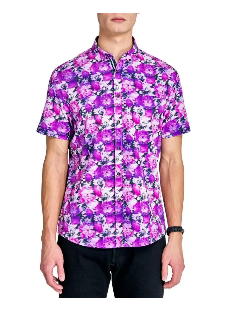 Мужская рубашка с коротким рукавом Performance Camp Shirt Society of Threads