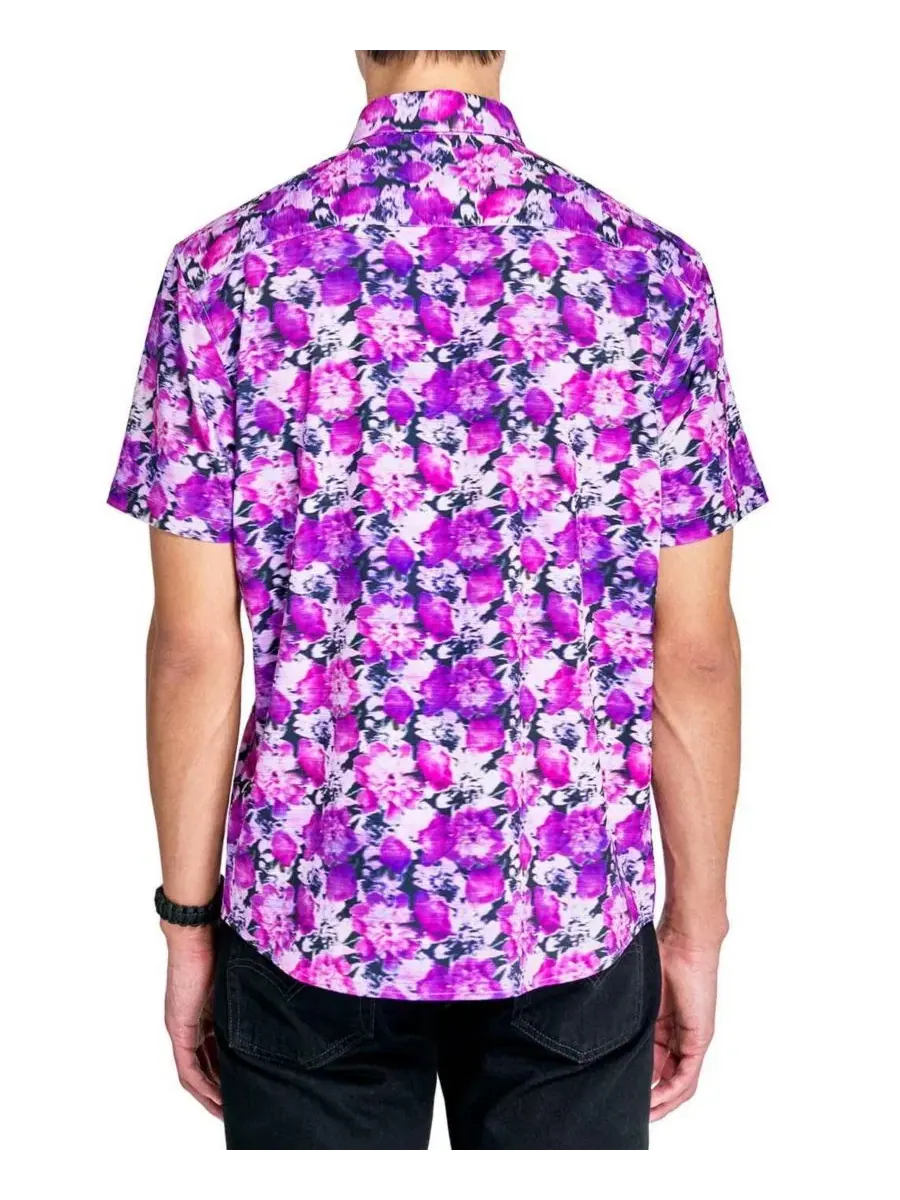 Мужская рубашка с коротким рукавом Performance Camp Shirt Society of Threads — изображение 2 из 4, мульти