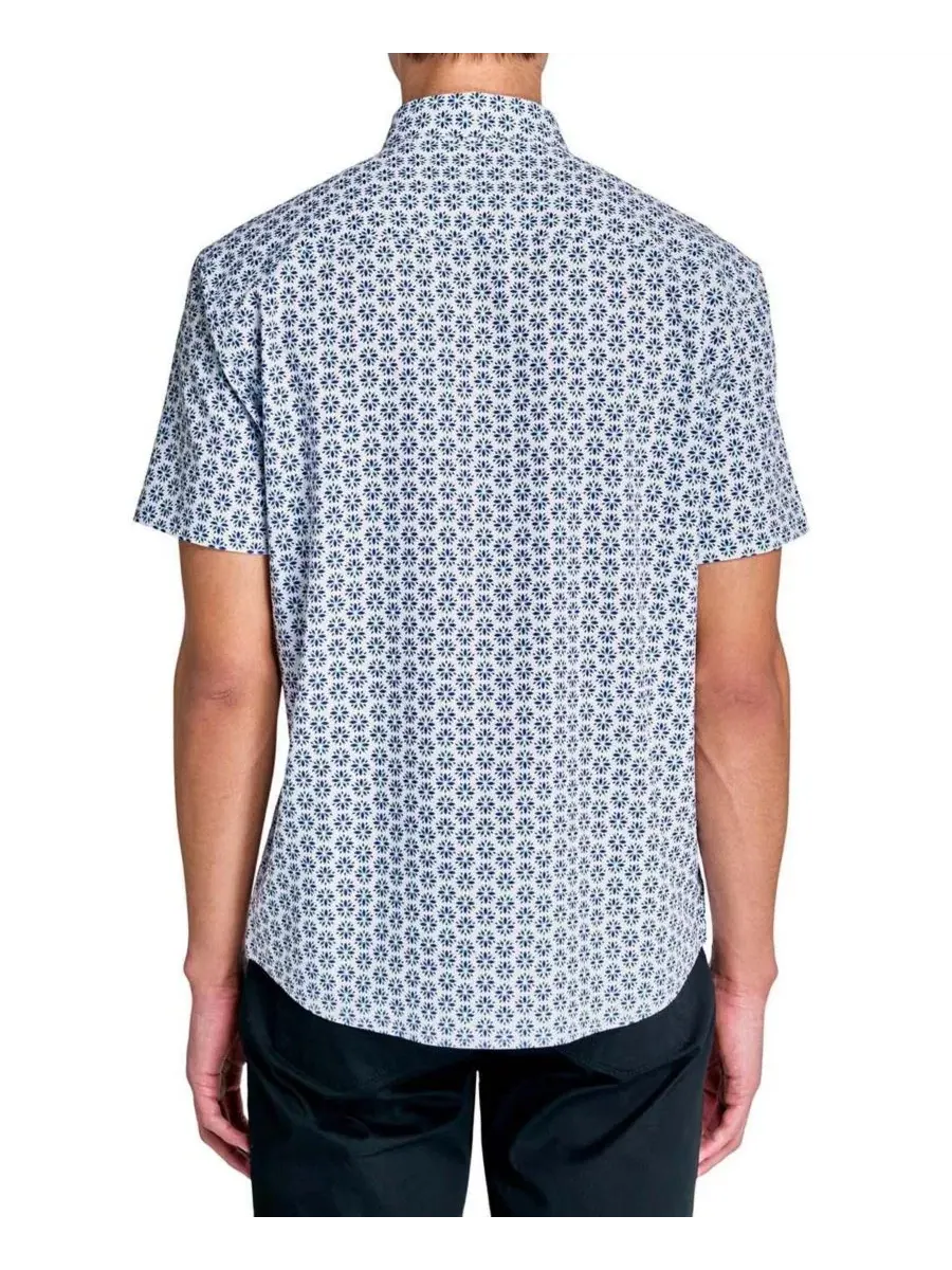 Рубашка с коротким рукавом с принтом Performance Camp Shirt Society of Threads — изображение 2 из 4, мульти