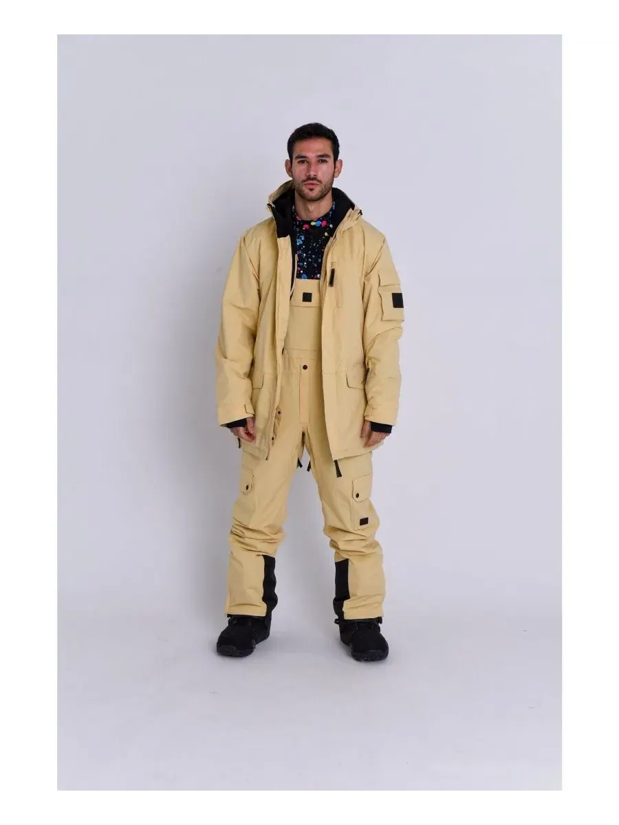 Мужская куртка Yeh Man Jacket OOSC Clothing — изображение 2 из 4, бежевый